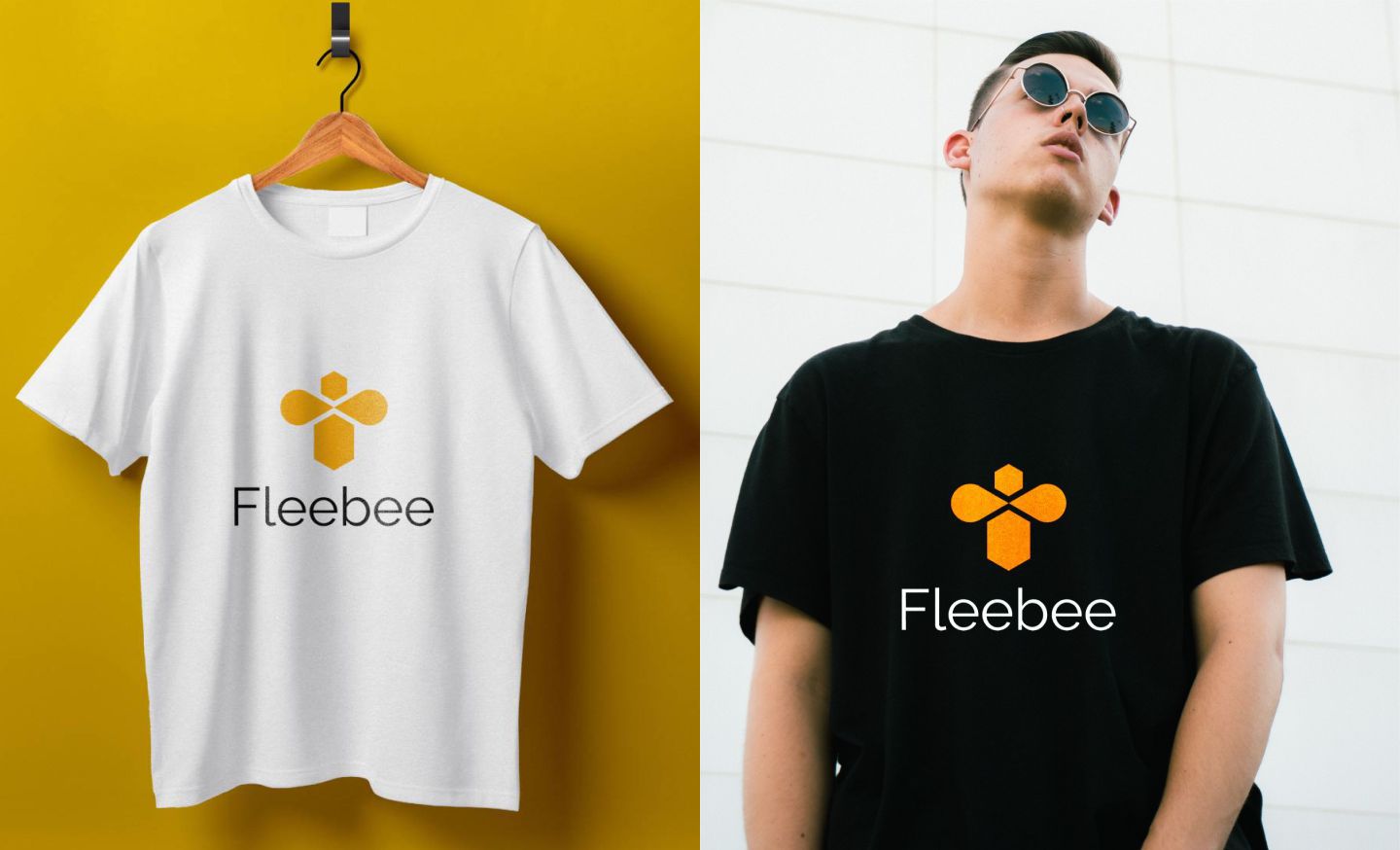 Fleebee Teenage T-Shirt Mockup - Express Your Personal Style with Our Bold and Unique Design