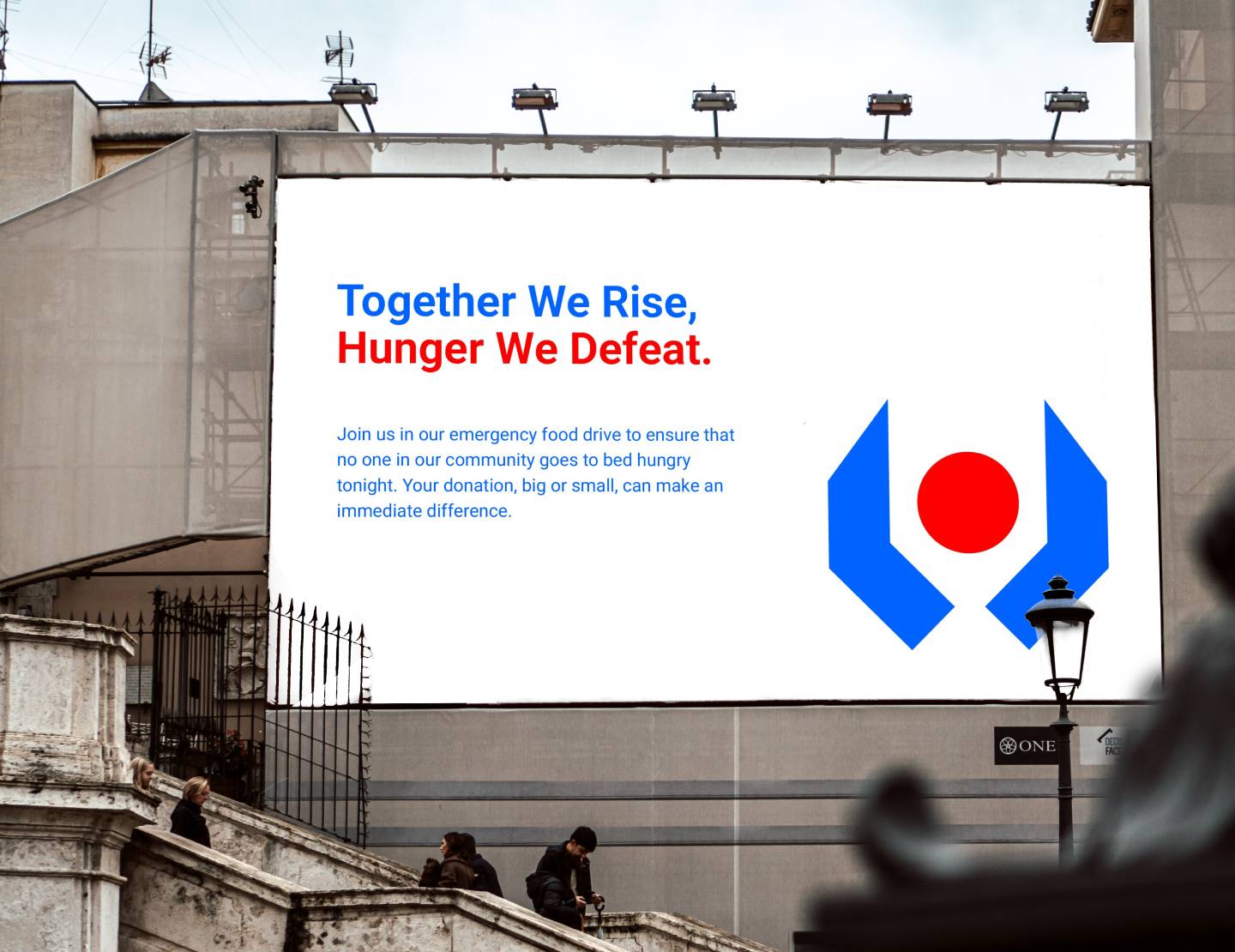 Hopeful Hands Foundation Branding Billboard - Alleviating Hunger and Fostering Unity in Communities
