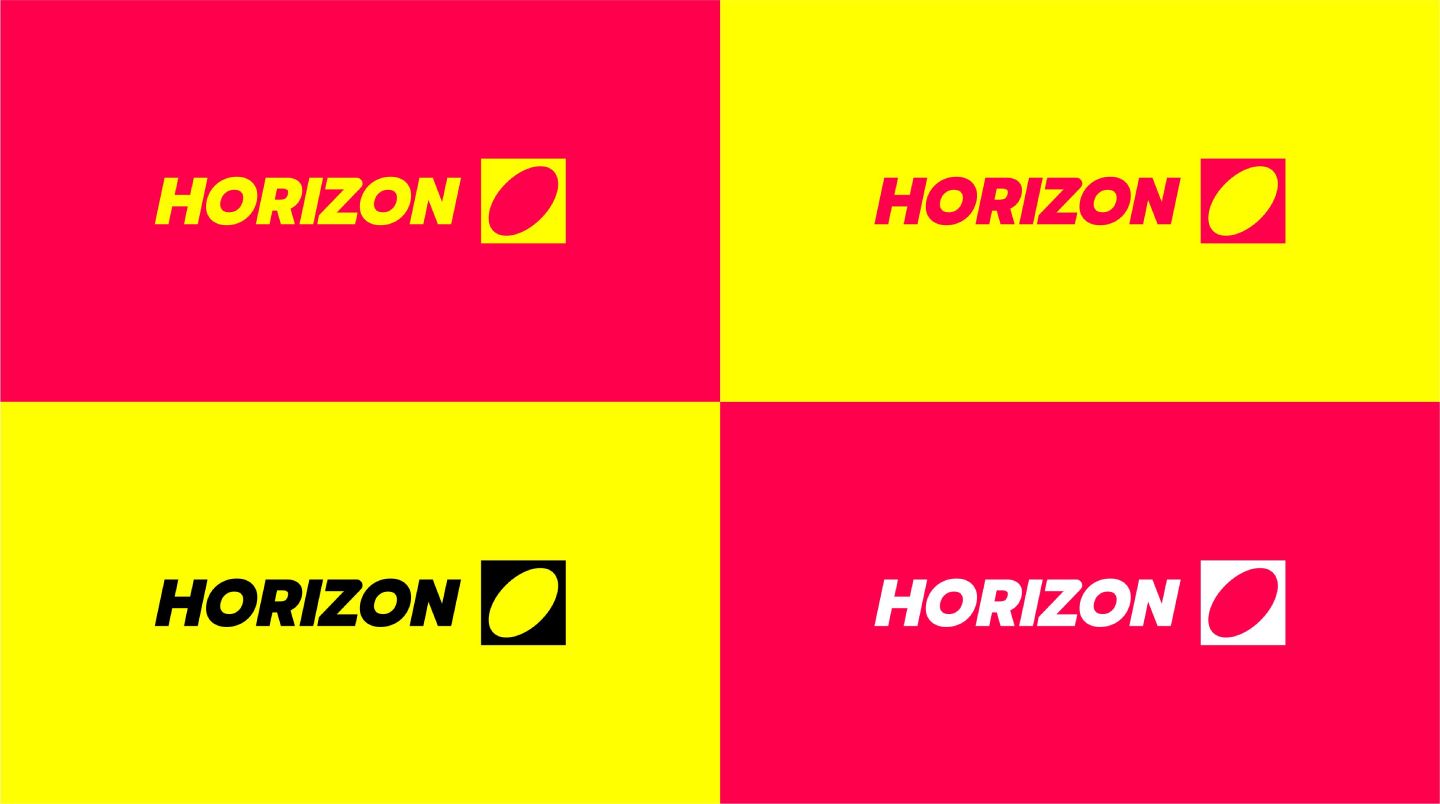 Horizon Branding Logo Color Variations - Versatile Identity for Empowering Women in Tennis